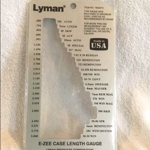 Lyman Metal Gauge